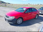 2015 Volkswagen Jetta 1.8t Se Красный vin: 3VWD17AJ9FM239645