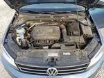 2015 Volkswagen Jetta Se Blue vin: 3VWD17AJ9FM242643