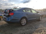 2015 Volkswagen Jetta Se Blue vin: 3VWD17AJ9FM242643