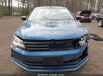 2015 Volkswagen Jetta 1.8t Se Blue vin: 3VWD17AJ9FM258597