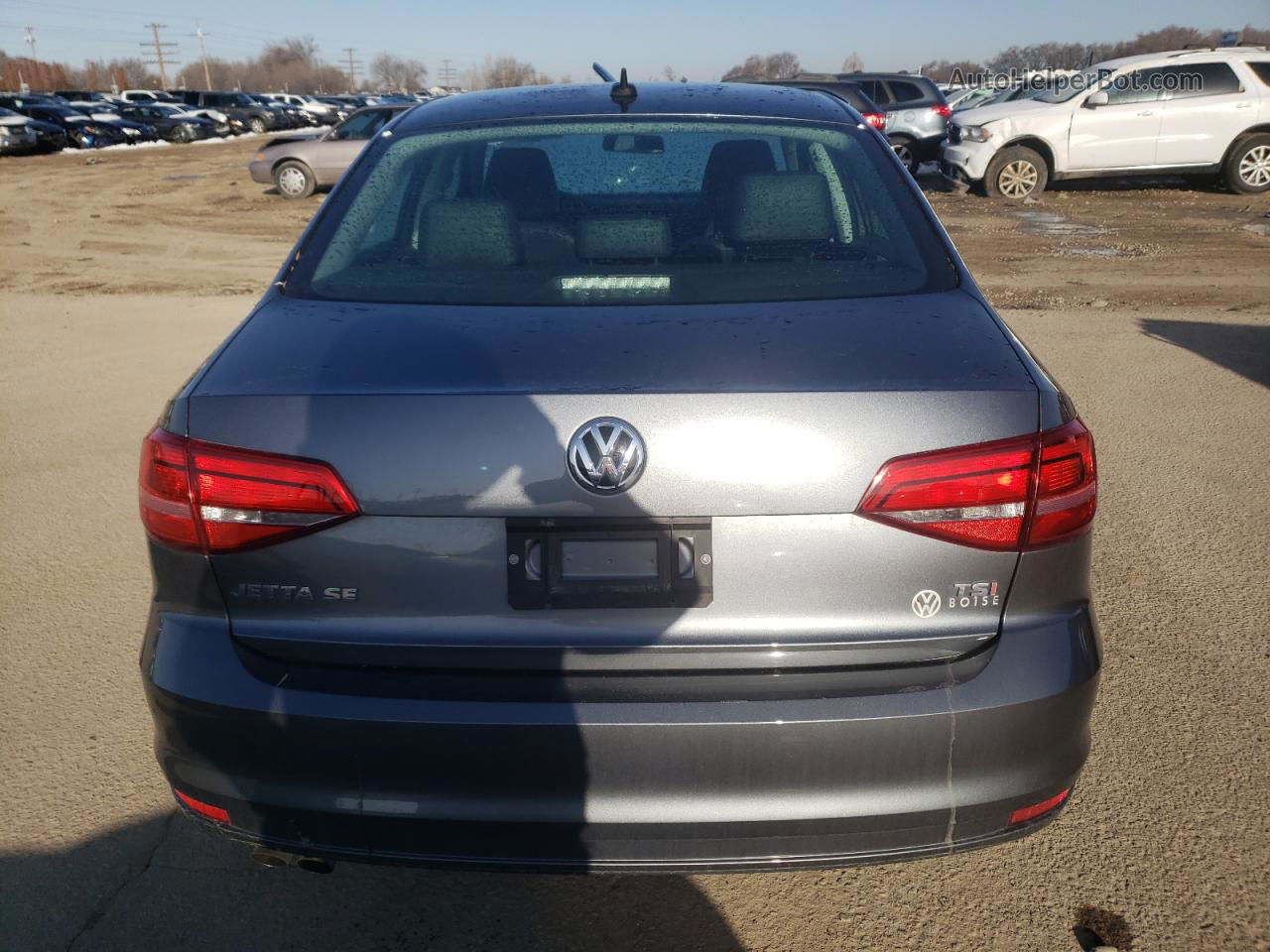 2015 Volkswagen Jetta Se Gray vin: 3VWD17AJ9FM319270