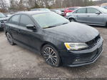 2015 Volkswagen Jetta 1.8t Sport Черный vin: 3VWD17AJ9FM425427