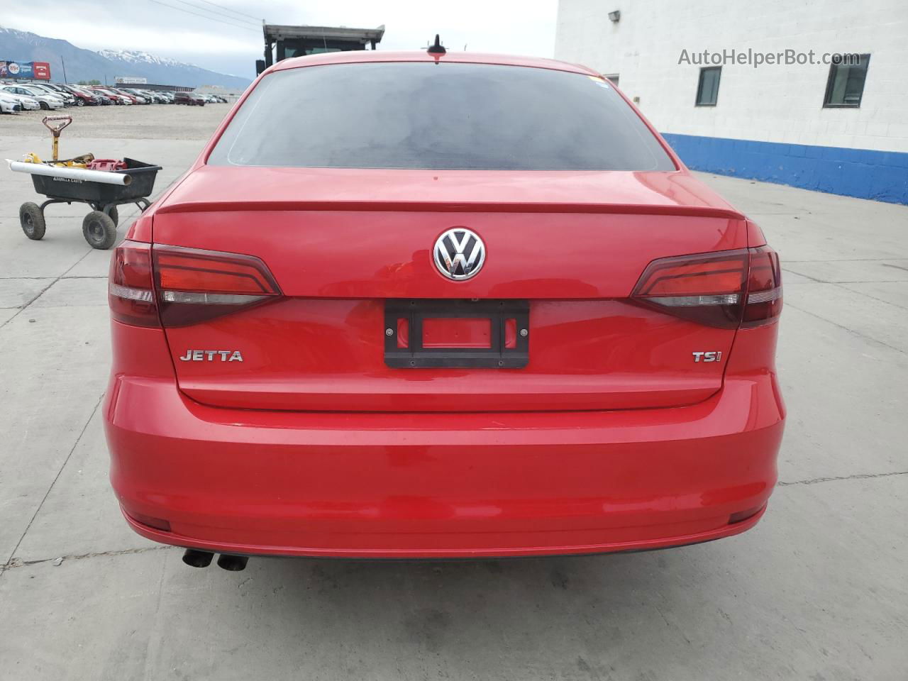 2016 Volkswagen Jetta Sport Red vin: 3VWD17AJ9GM236651