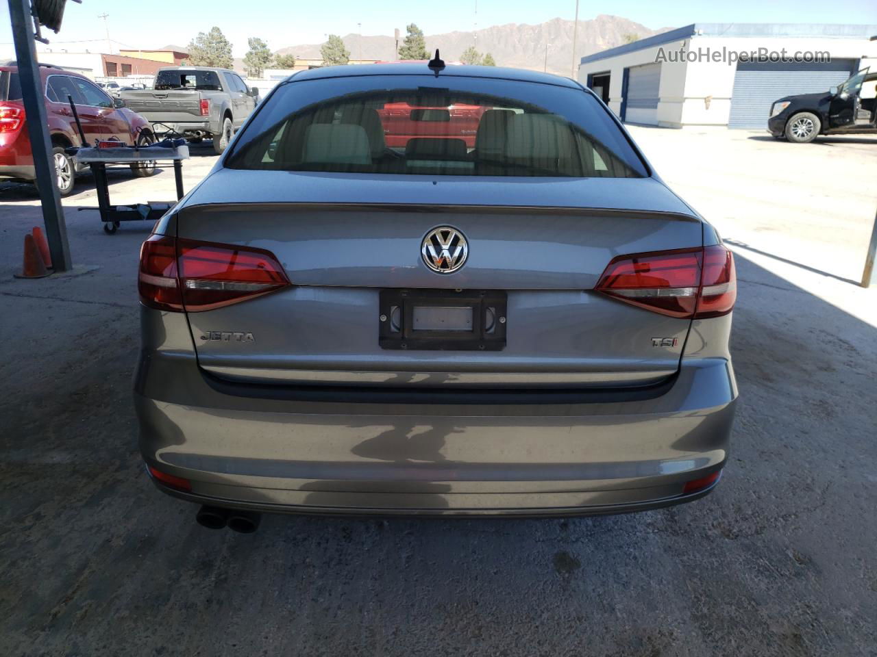 2016 Volkswagen Jetta Sport Gray vin: 3VWD17AJ9GM237816