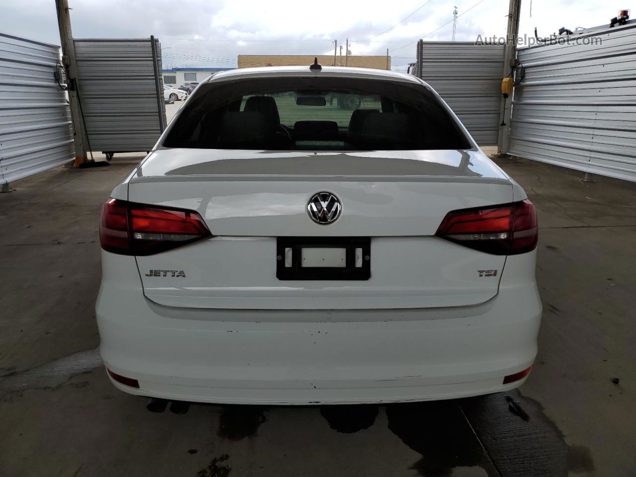 2016 Volkswagen Jetta Sport White vin: 3VWD17AJ9GM344459