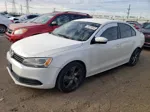 2014 Volkswagen Jetta Se White vin: 3VWD17AJXEM216910