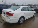 2014 Volkswagen Jetta Se White vin: 3VWD17AJXEM222948