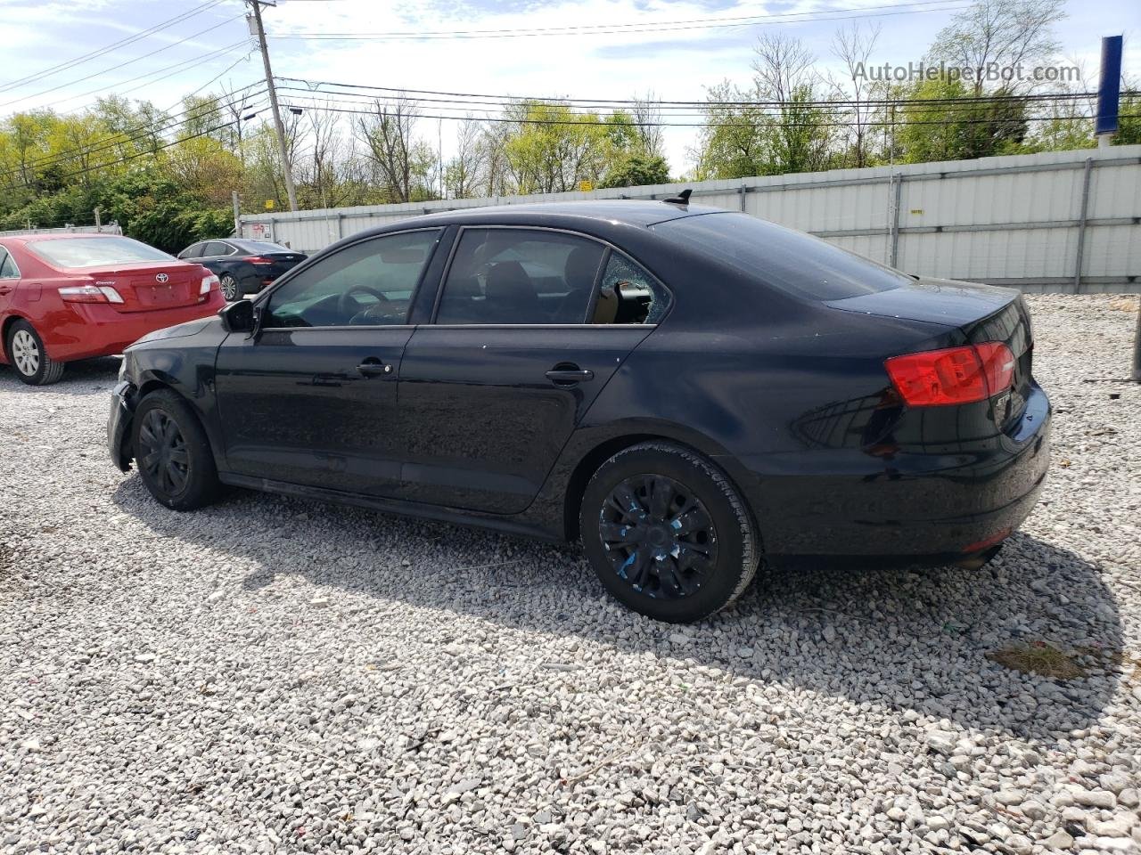 2014 Volkswagen Jetta Se Черный vin: 3VWD17AJXEM259403