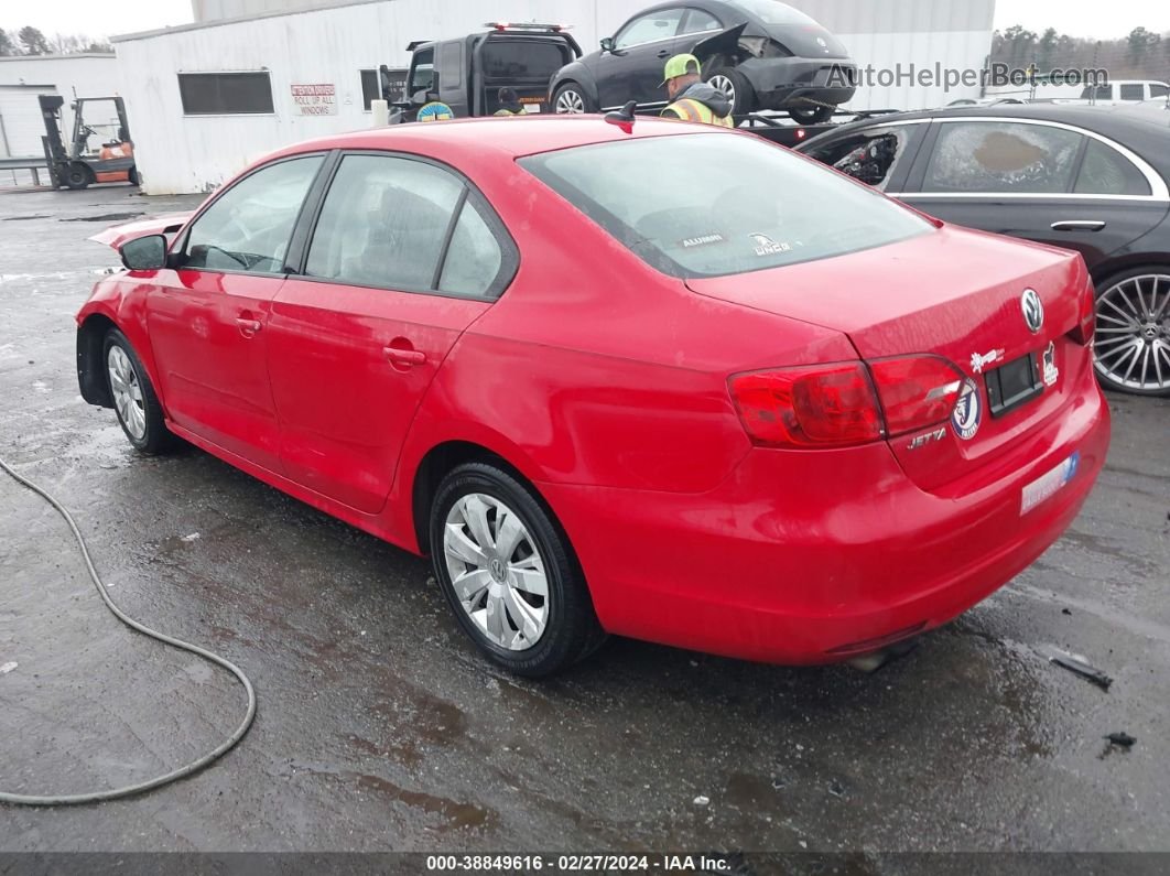 2014 Volkswagen Jetta 1.8t Se Red vin: 3VWD17AJXEM403466