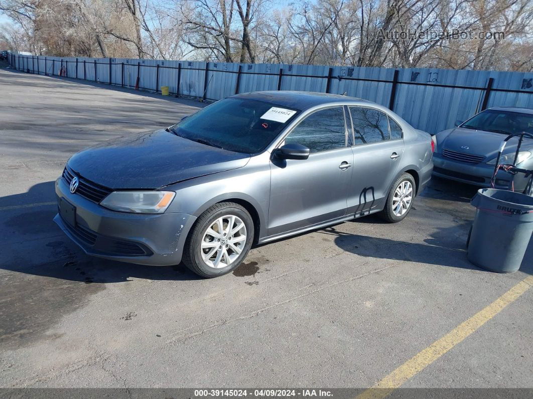 2014 Volkswagen Jetta 1.8t Se Black vin: 3VWD17AJXEM421353