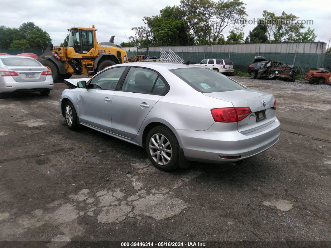 2015 Volkswagen Jetta 1.8t Se Silver vin: 3VWD17AJXFM278437