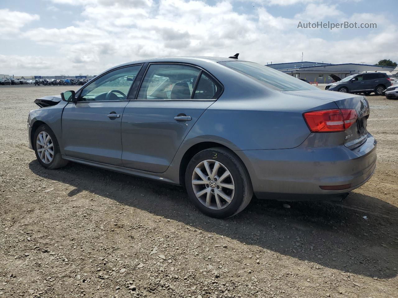 2015 Volkswagen Jetta Se Gray vin: 3VWD17AJXFM282682