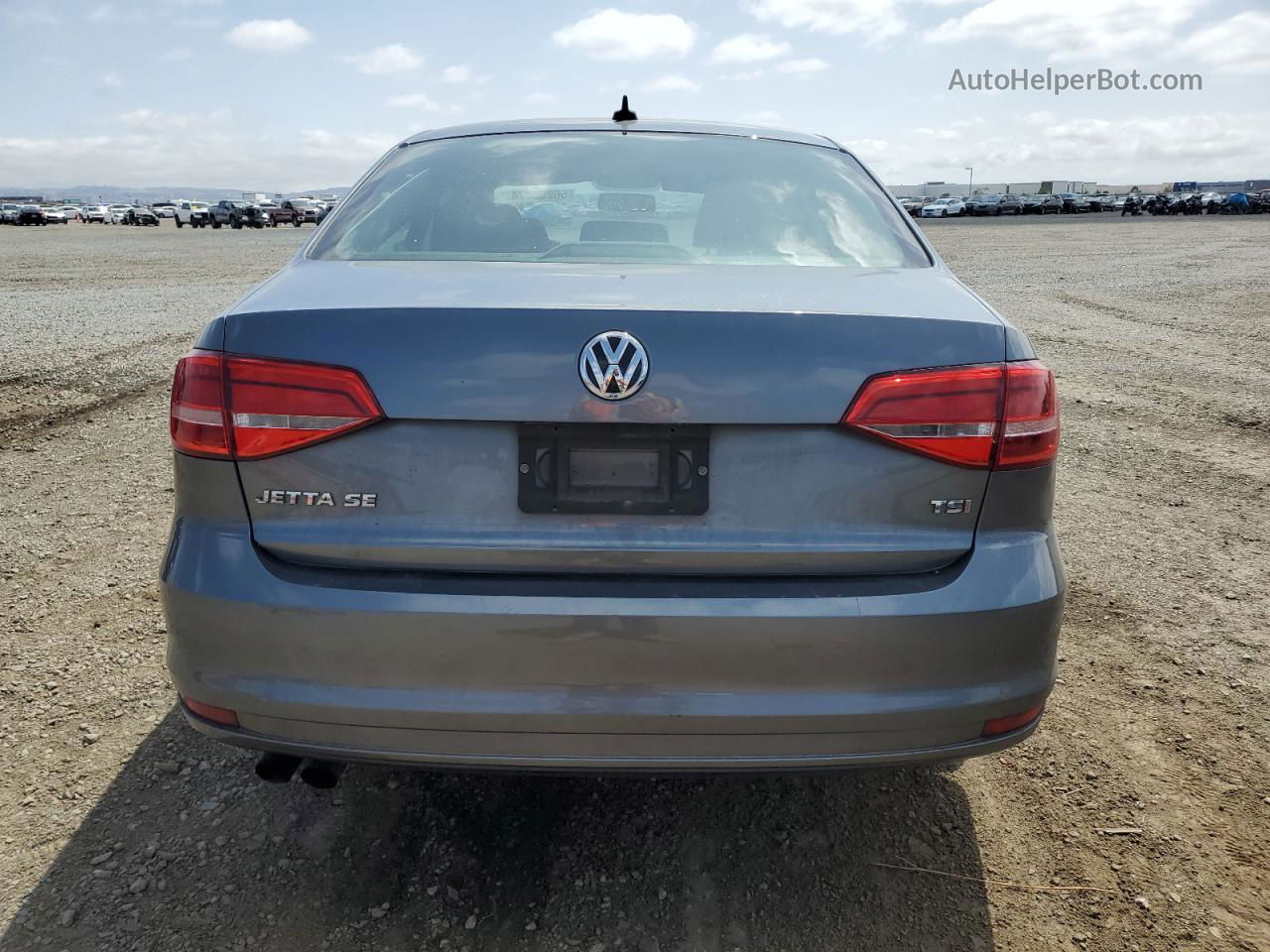 2015 Volkswagen Jetta Se Gray vin: 3VWD17AJXFM282682