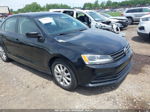 2015 Volkswagen Jetta 1.8t Se Black vin: 3VWD17AJXFM284304