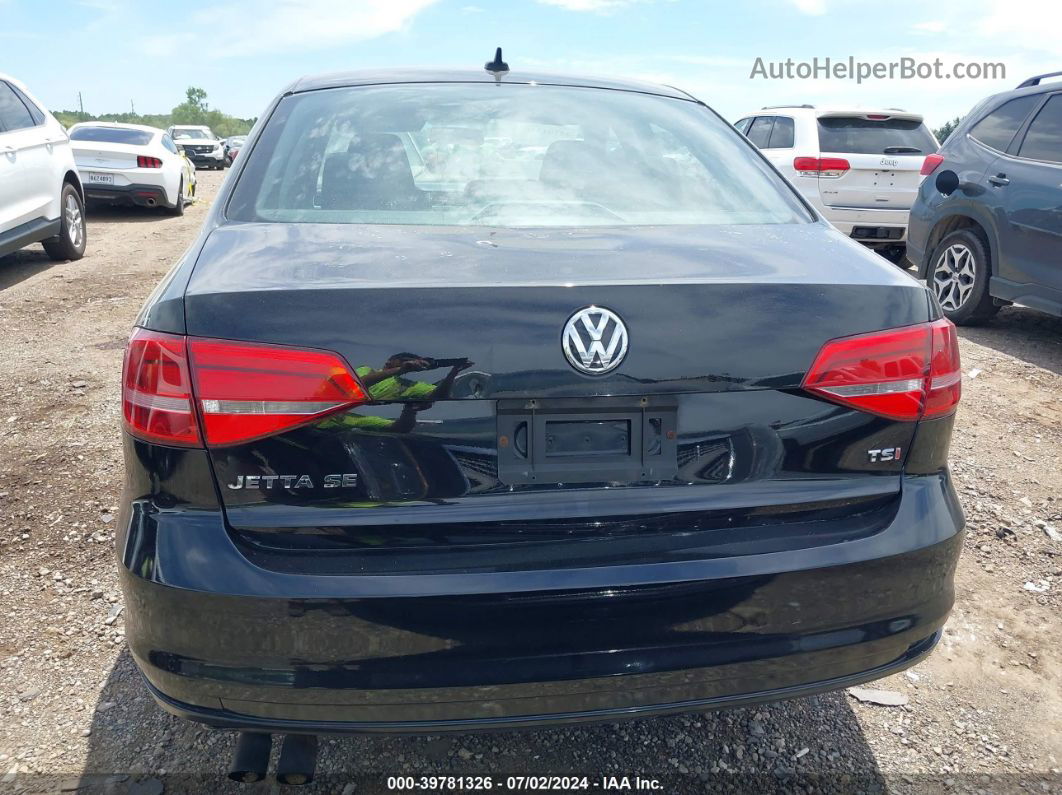 2015 Volkswagen Jetta 1.8t Se Black vin: 3VWD17AJXFM284304