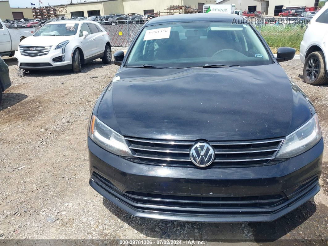 2015 Volkswagen Jetta 1.8t Se Black vin: 3VWD17AJXFM284304