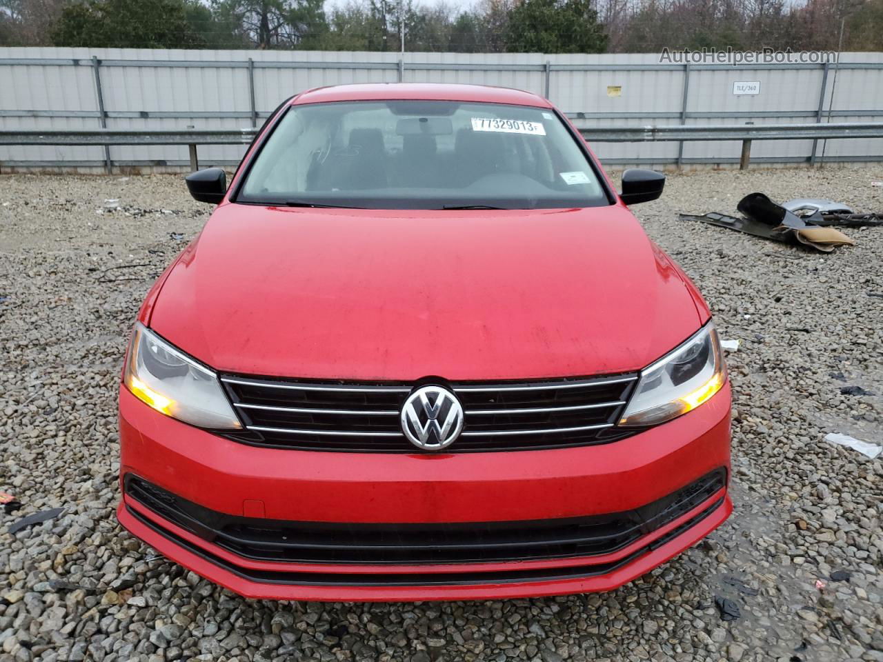 2015 Volkswagen Jetta Se Красный vin: 3VWD17AJXFM307452