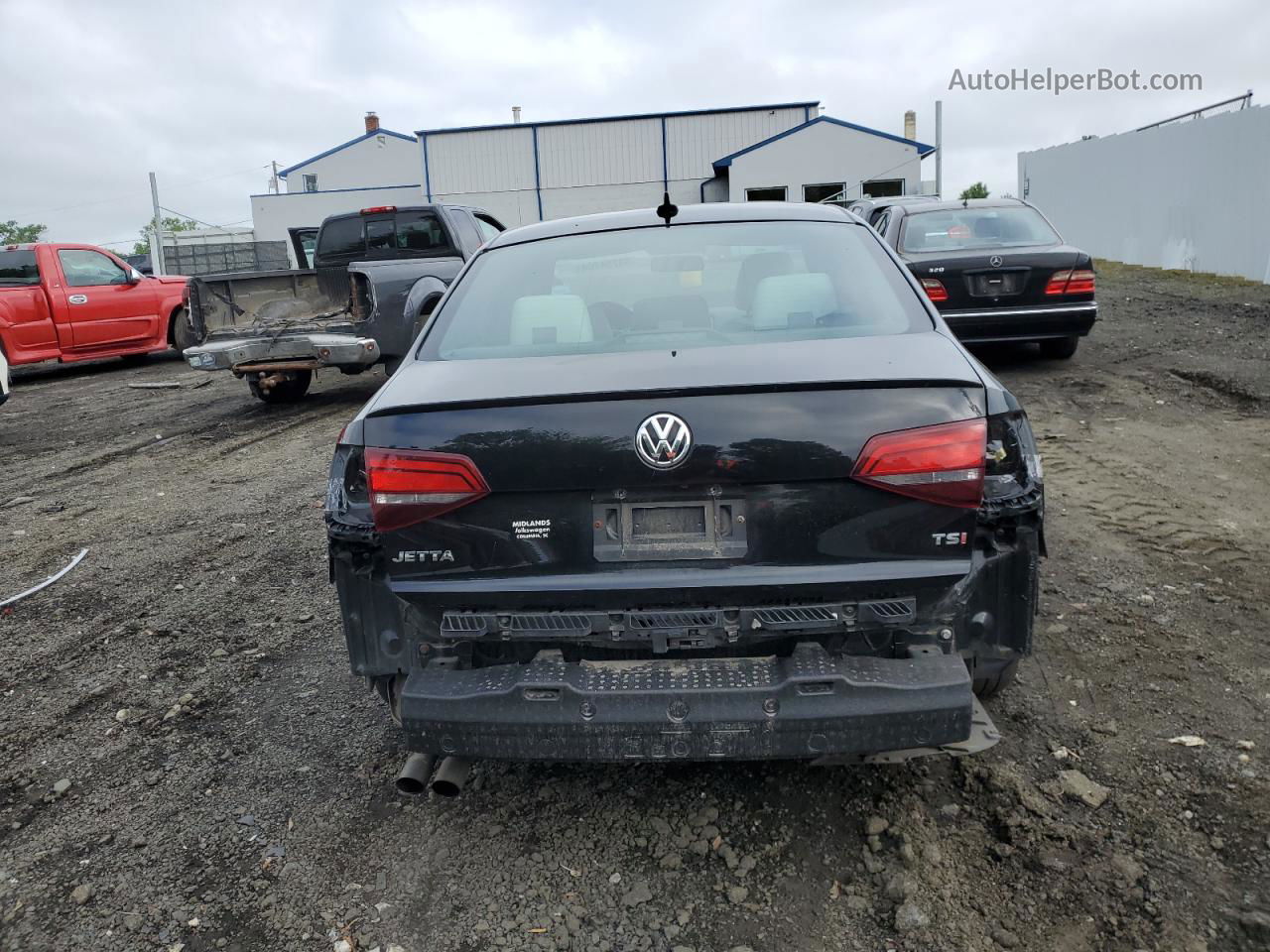 2016 Volkswagen Jetta Sport Черный vin: 3VWD17AJXGM287883