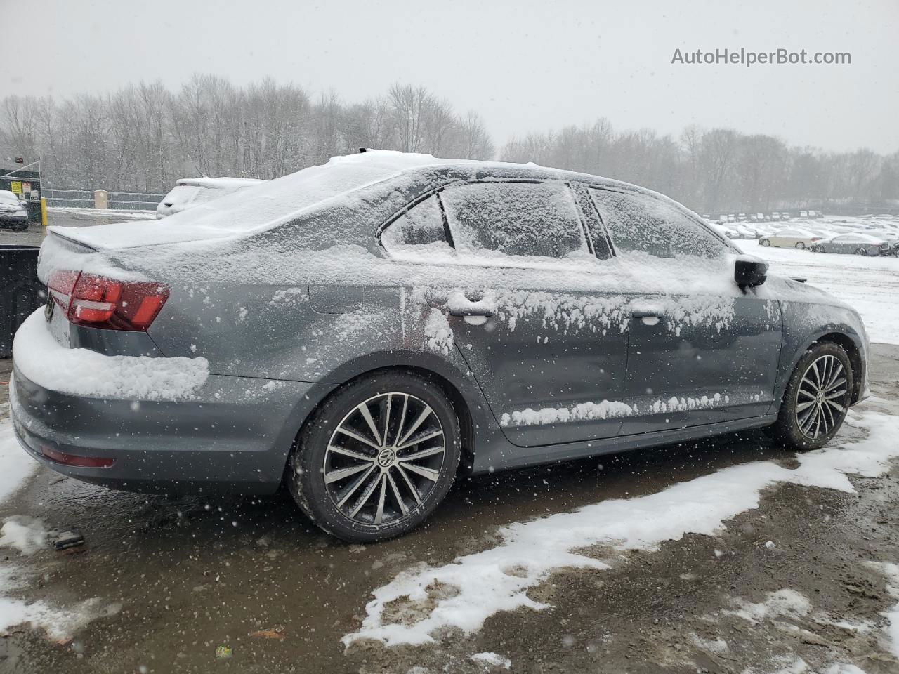 2016 Volkswagen Jetta Sport Gray vin: 3VWD17AJXGM294882