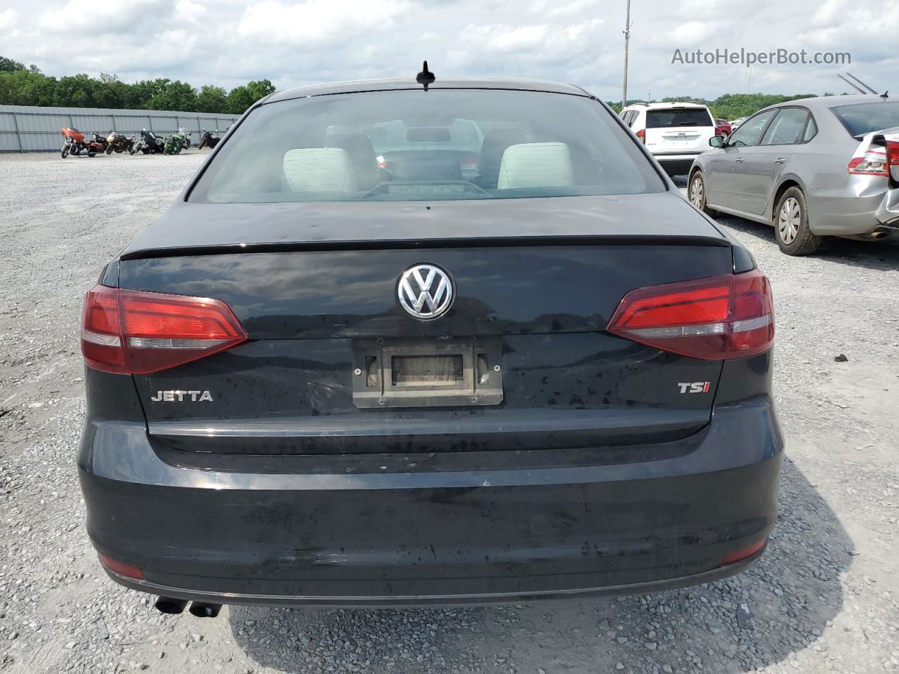 2016 Volkswagen Jetta Sport Black vin: 3VWD17AJXGM297197