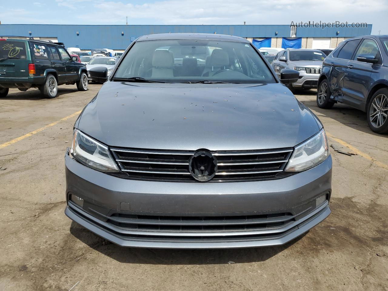 2016 Volkswagen Jetta Sport Серый vin: 3VWD17AJXGM400327