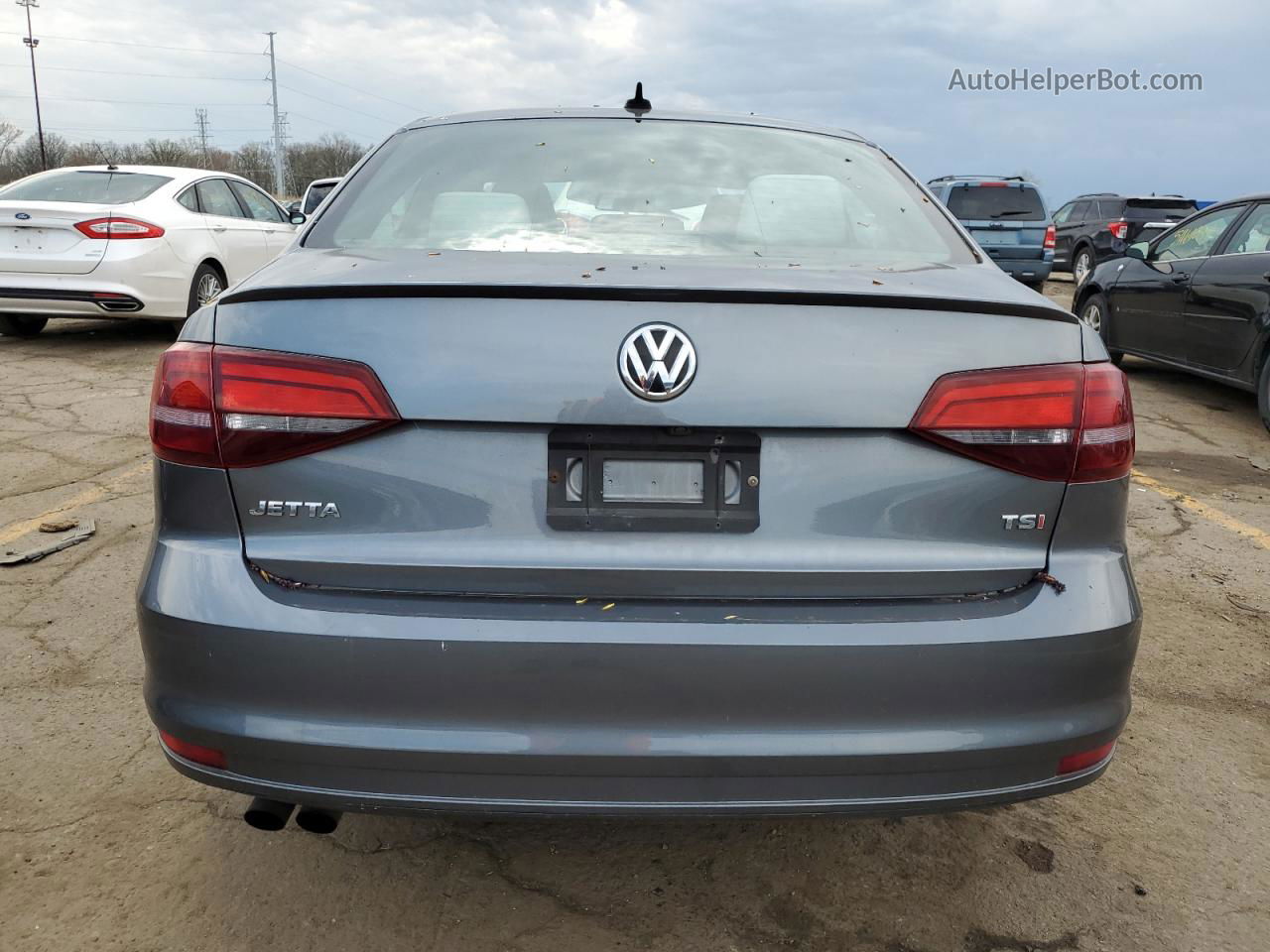 2016 Volkswagen Jetta Sport Серый vin: 3VWD17AJXGM400327