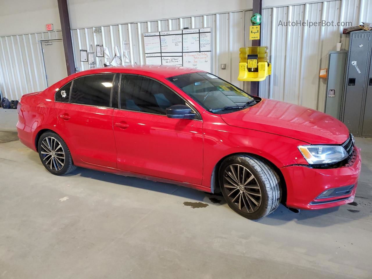 2016 Volkswagen Jetta Sport Red vin: 3VWD17AJXGM406841