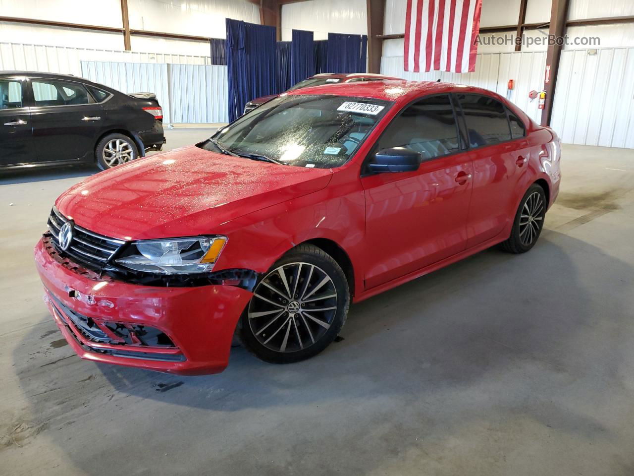 2016 Volkswagen Jetta Sport Red vin: 3VWD17AJXGM406841