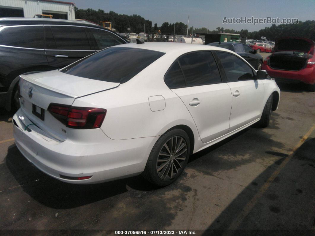 2017 Volkswagen Jetta 1.8t Sport Белый vin: 3VWD17AJXHM305042