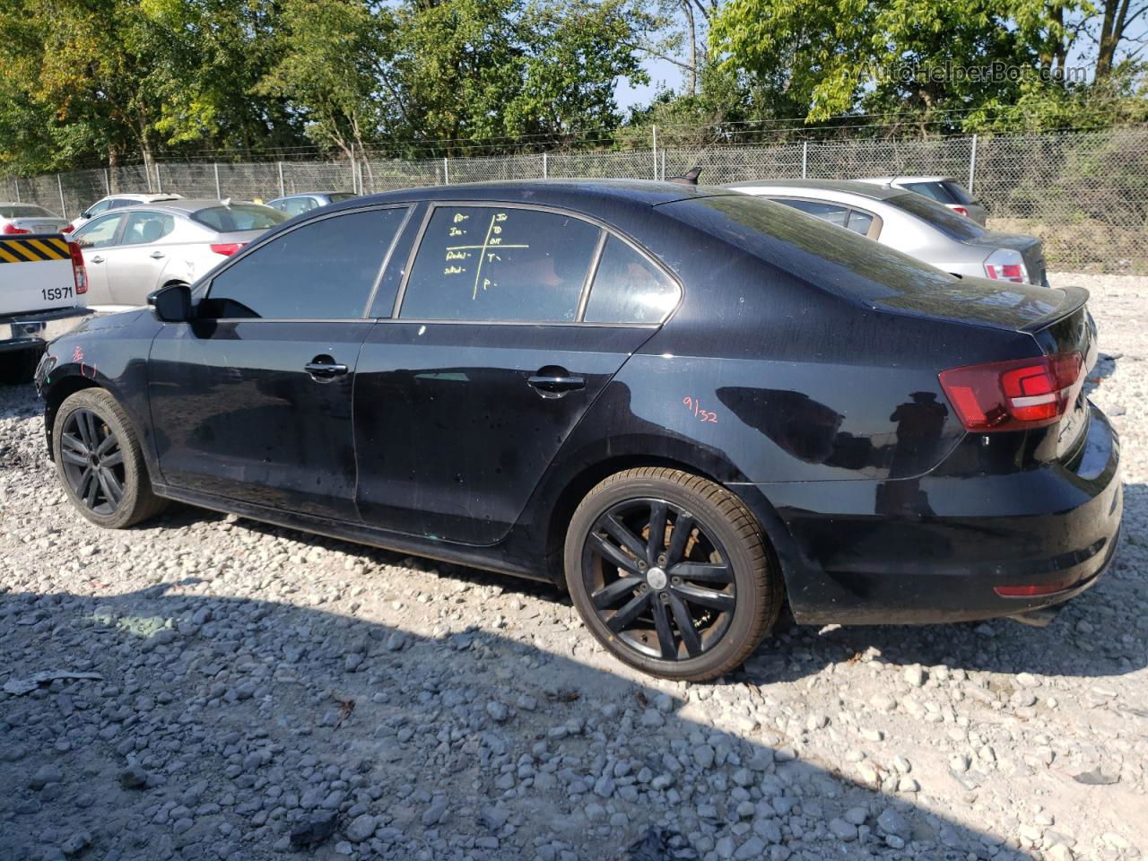 2018 Volkswagen Jetta Sport Black vin: 3VWD17AJXJM205156