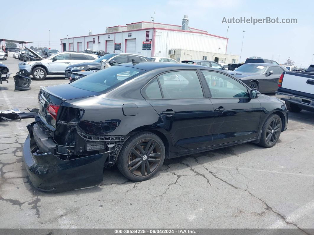 2018 Volkswagen Jetta 1.8t Se Sport Black vin: 3VWD17AJXJM205318