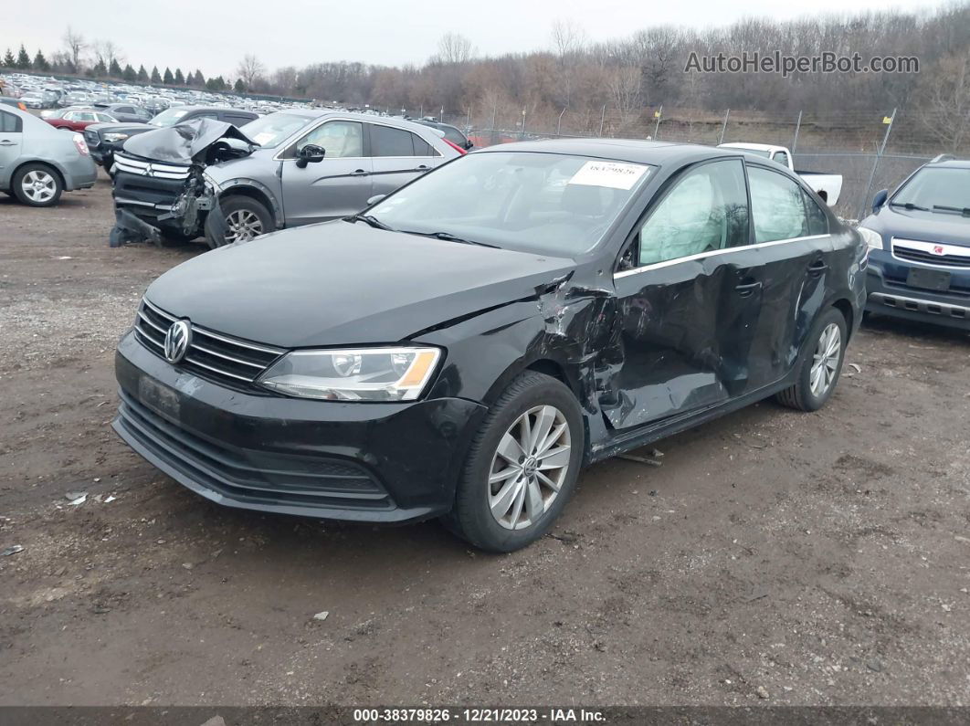 2016 Volkswagen Jetta 1.4t Se Black vin: 3VWD67AJ0GM253257