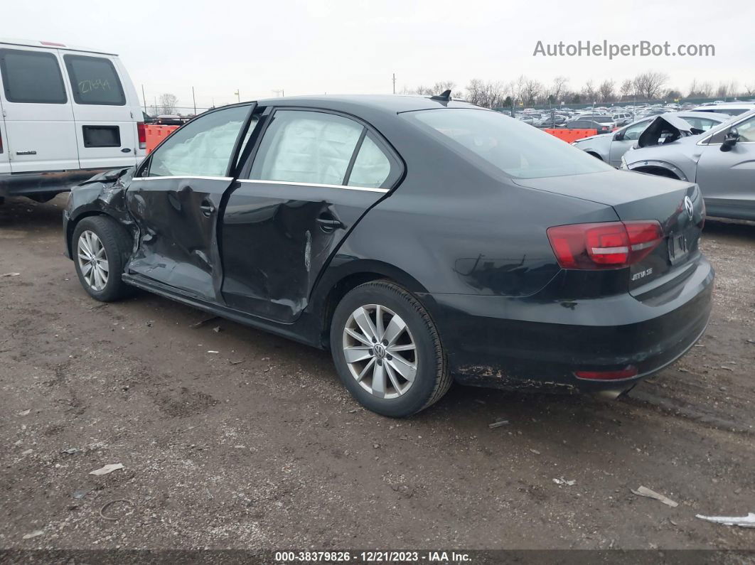 2016 Volkswagen Jetta 1.4t Se Black vin: 3VWD67AJ0GM253257