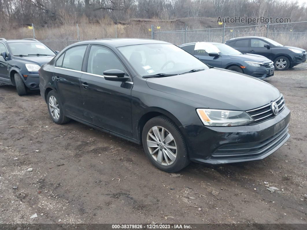 2016 Volkswagen Jetta 1.4t Se Black vin: 3VWD67AJ0GM253257