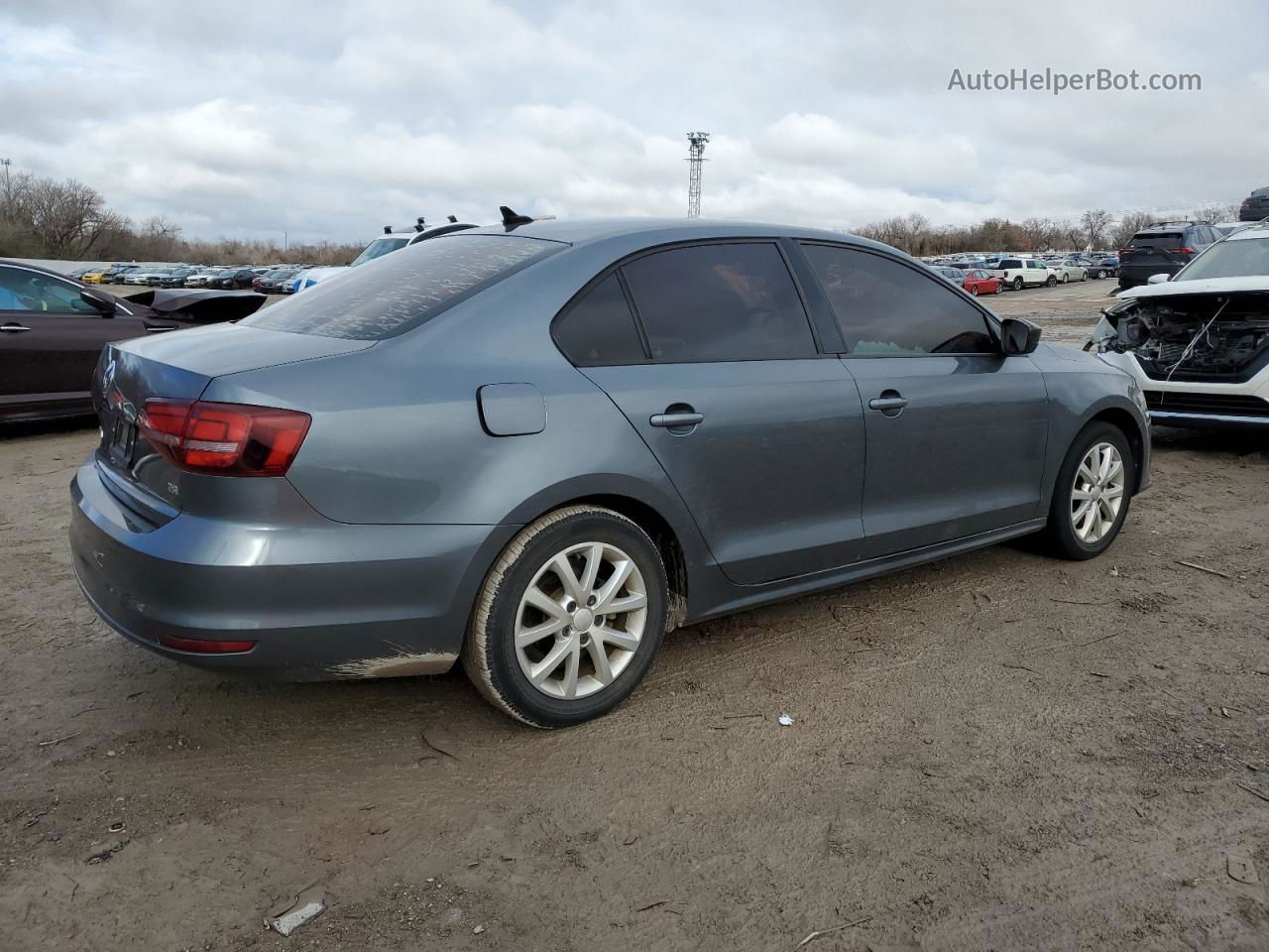 2016 Volkswagen Jetta Se Gray vin: 3VWD67AJ0GM253372