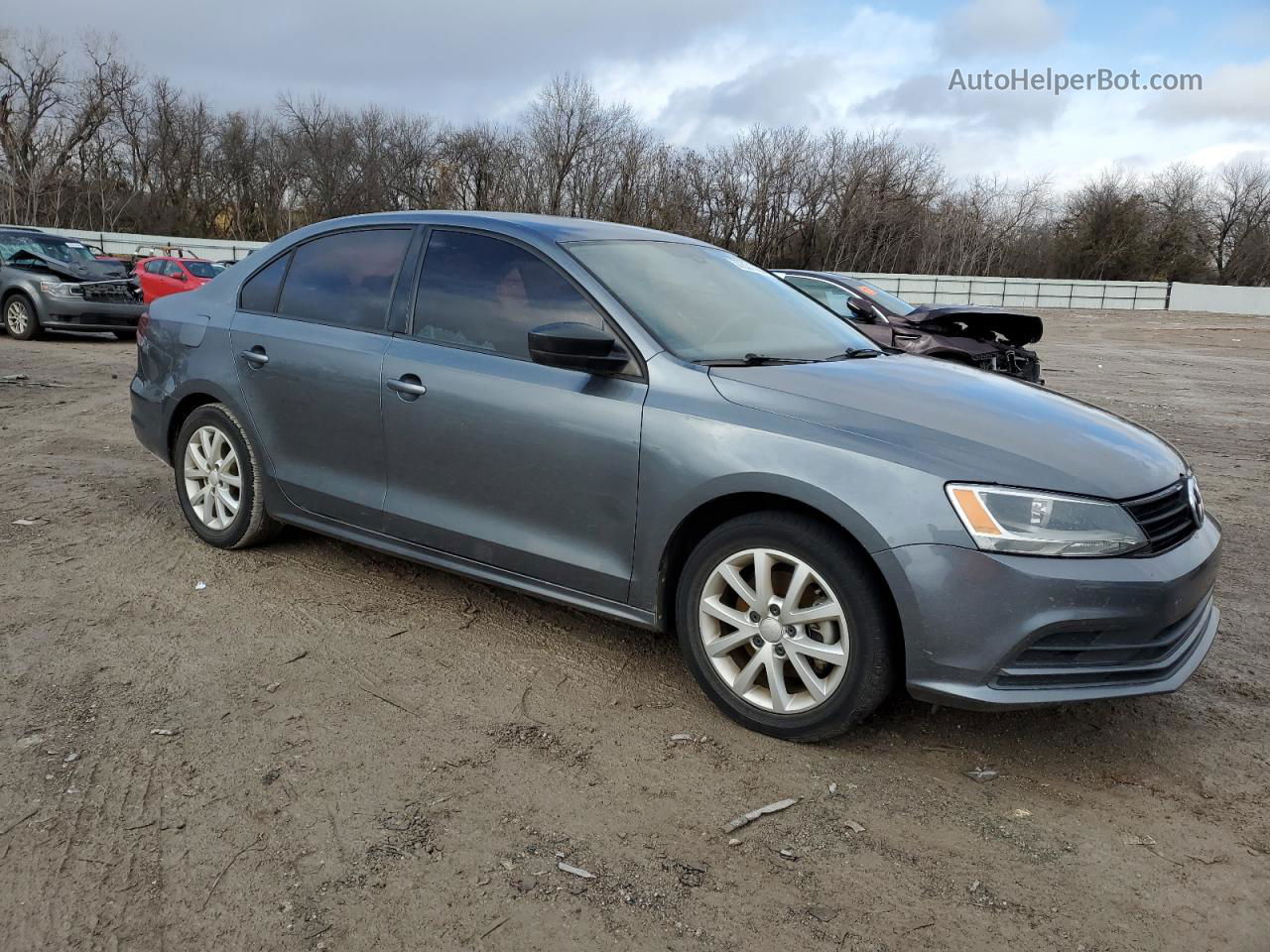 2016 Volkswagen Jetta Se Gray vin: 3VWD67AJ0GM253372