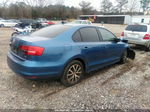 2016 Volkswagen Jetta 1.4t Se Blue vin: 3VWD67AJ0GM383815