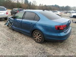 2016 Volkswagen Jetta 1.4t Se Blue vin: 3VWD67AJ0GM383815