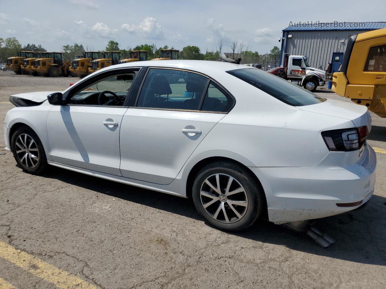 2016 Volkswagen Jetta Se White vin: 3VWD67AJ0GM412519