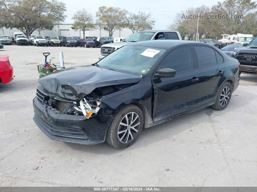 2016 Volkswagen Jetta 1.4t Se Black vin: 3VWD67AJ1GM290012