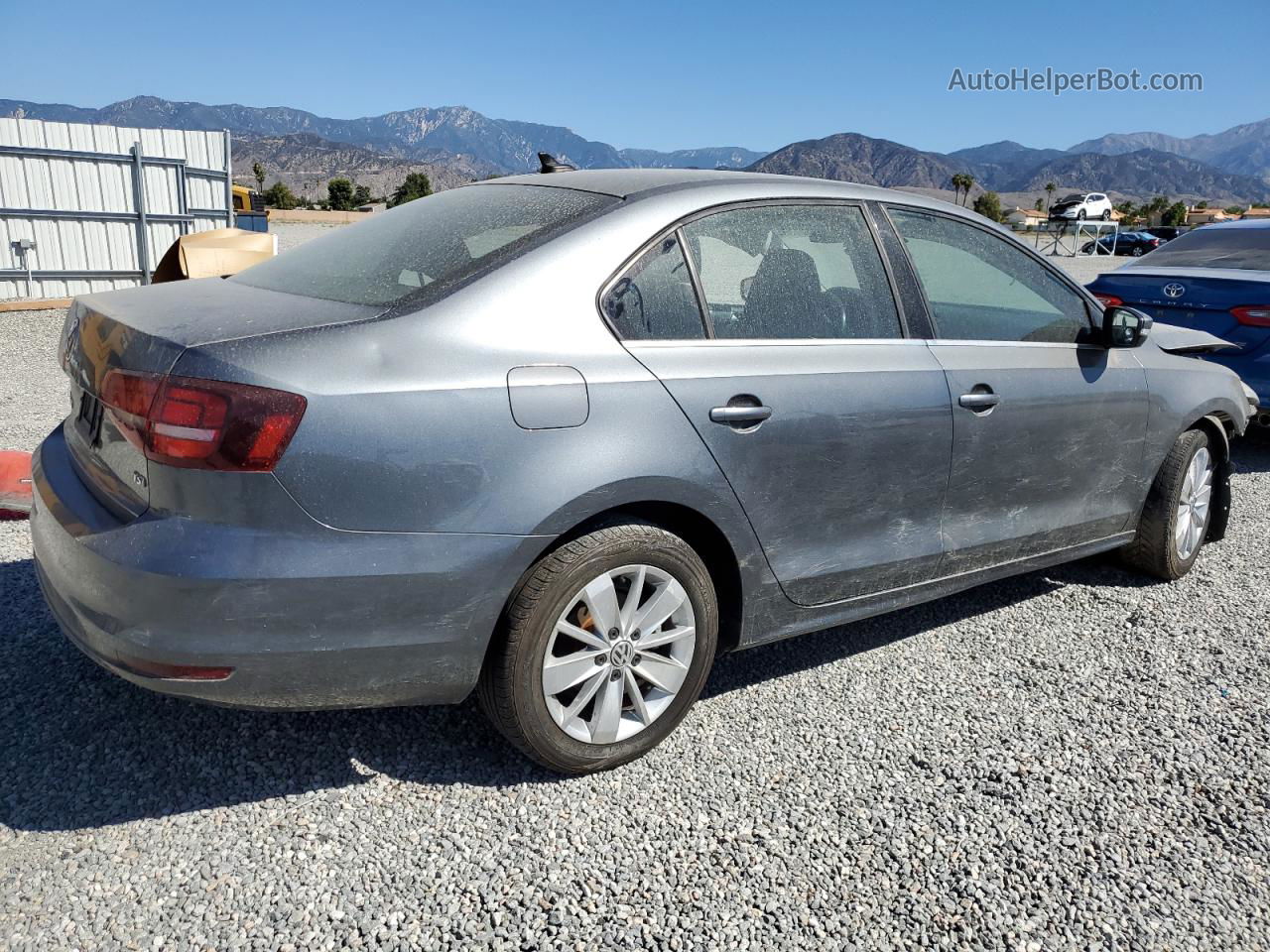 2016 Volkswagen Jetta Se Charcoal vin: 3VWD67AJ1GM328449