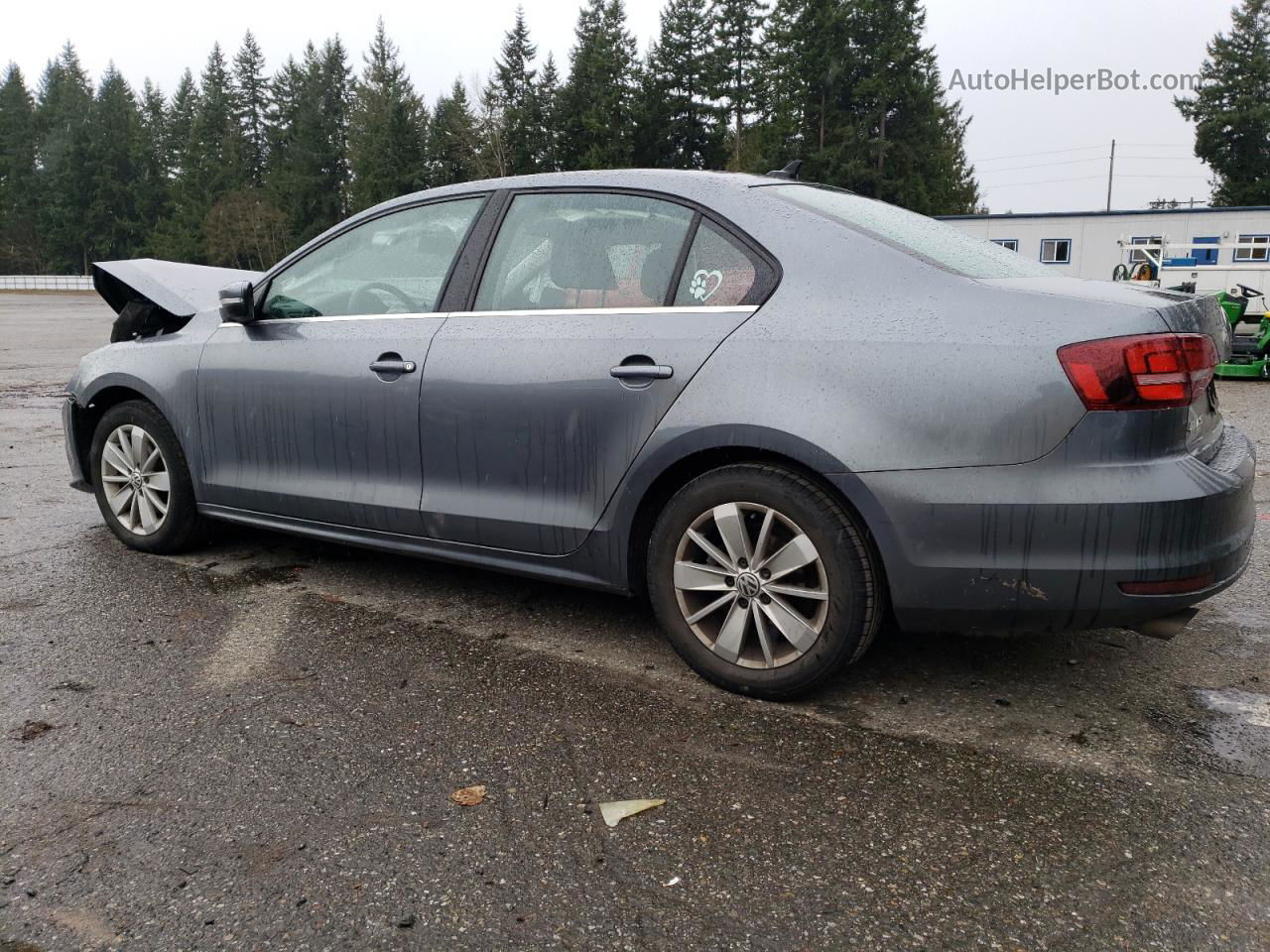 2016 Volkswagen Jetta Se Gray vin: 3VWD67AJ1GM354565