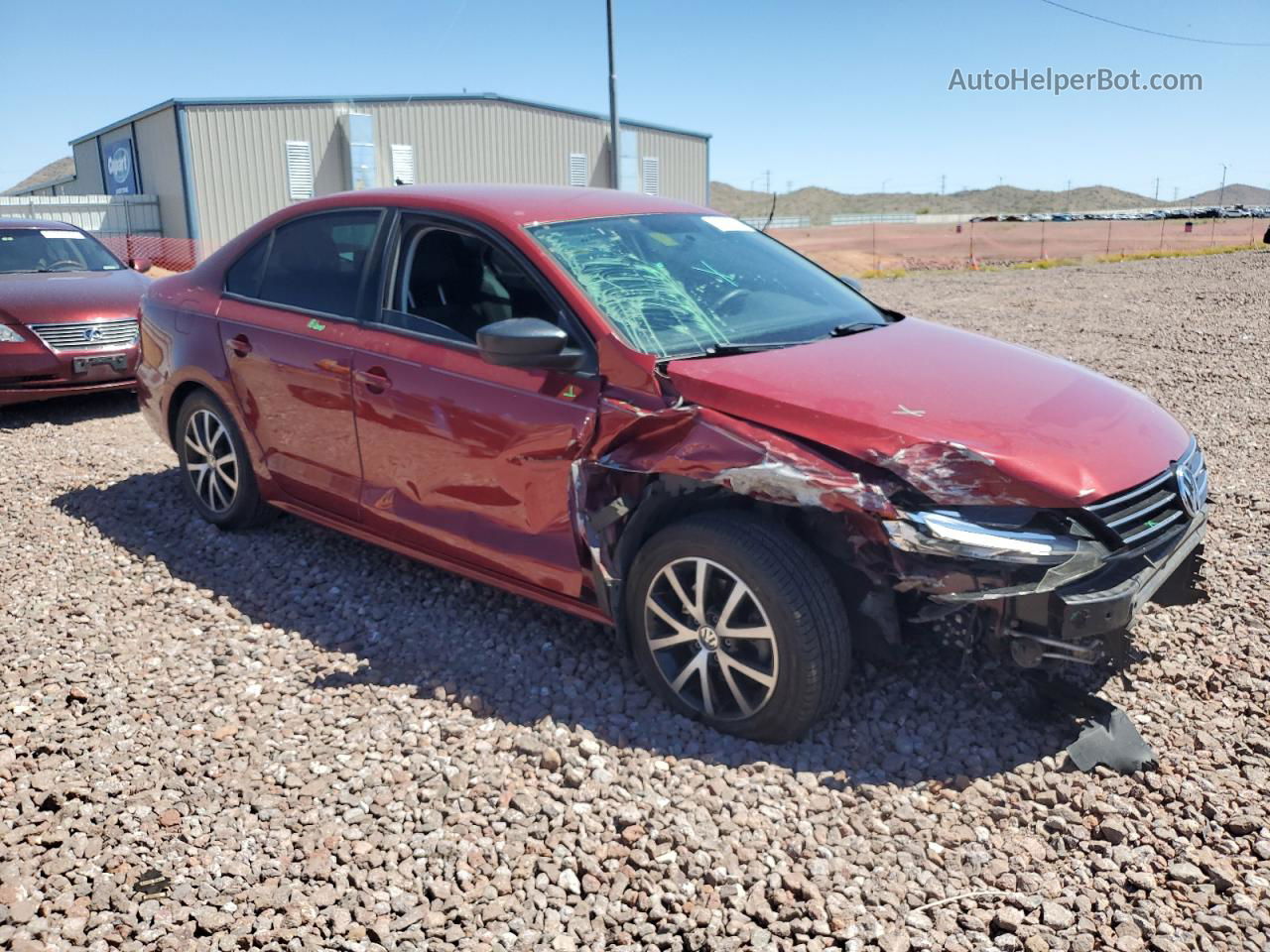 2016 Volkswagen Jetta Se Red vin: 3VWD67AJ1GM369969