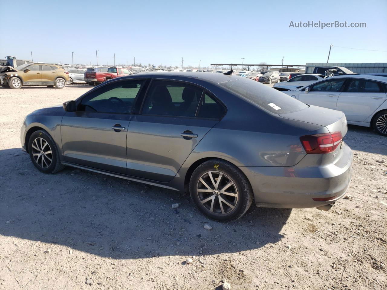 2016 Volkswagen Jetta Se Gray vin: 3VWD67AJ1GM406051