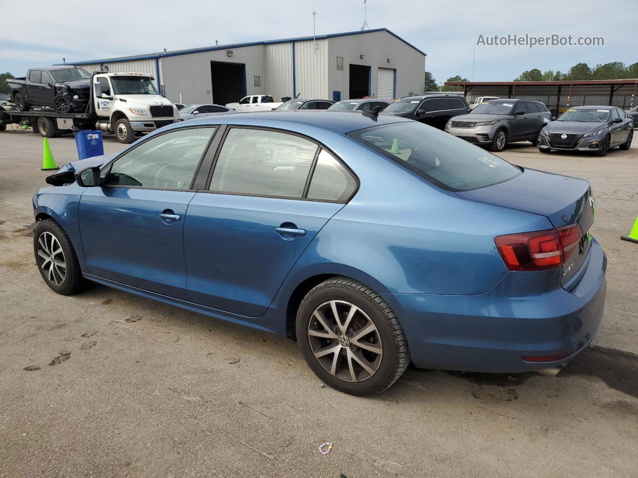 2016 Volkswagen Jetta Se Blue vin: 3VWD67AJ2GM293338