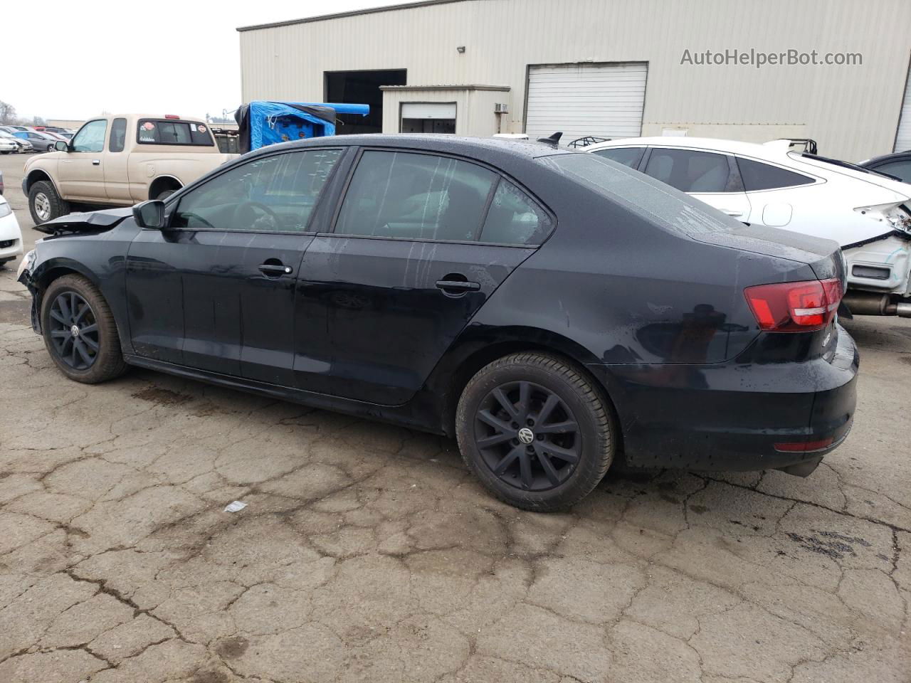 2016 Volkswagen Jetta Se Black vin: 3VWD67AJ2GM382584