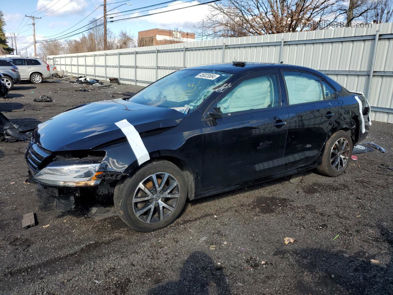 2016 Volkswagen Jetta Se Black vin: 3VWD67AJ2GM384741