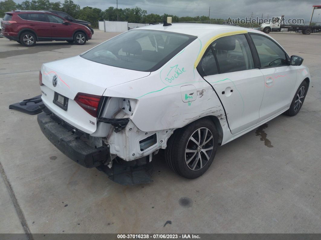 2016 Volkswagen Jetta Sedan 1.4t Se White vin: 3VWD67AJ3GM260560