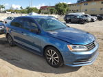 2016 Volkswagen Jetta Se Blue vin: 3VWD67AJ3GM323558