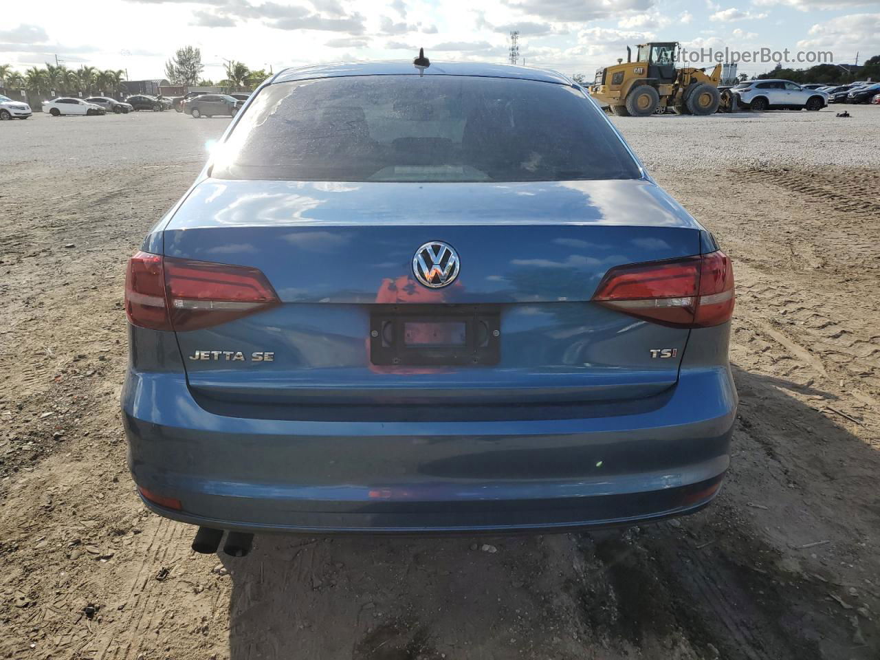 2016 Volkswagen Jetta Se Blue vin: 3VWD67AJ3GM323558